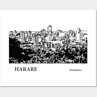 Harare Zimbabwe Posters and Art